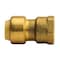 Quickfitting 3/8in Push-to-Connect x 3/8in FNPT Brass Female Straight Adapter Fitting LF802FR - alternate 2